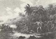 unknow artist Laga till dodades av hawaianer jag februari 1779 china oil painting artist